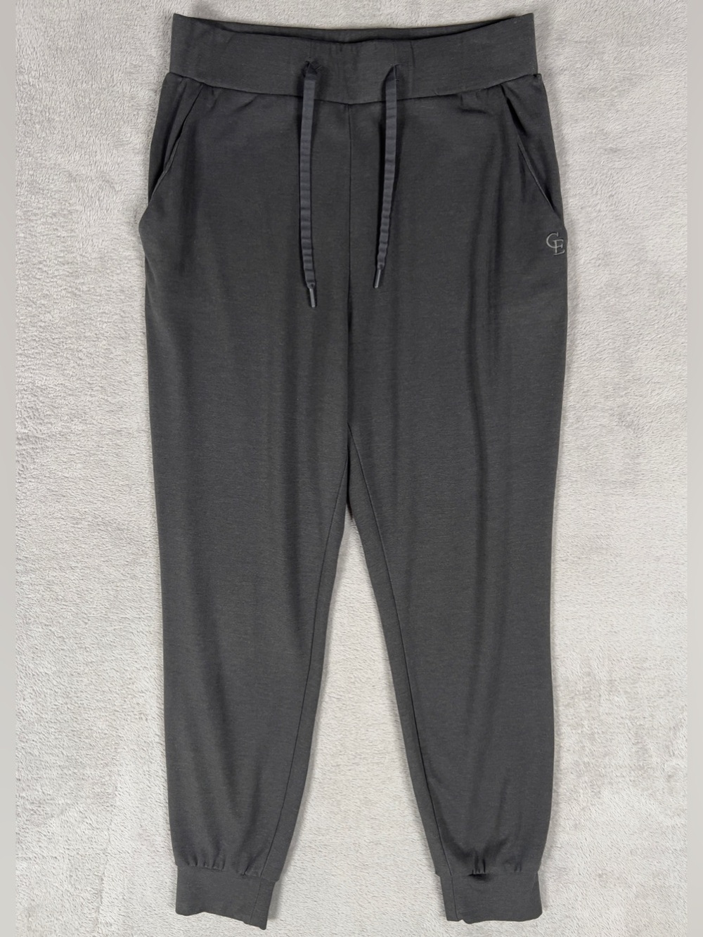 Cozy Earth Brushed Bamboo Joggers Women's Small Charcoal Lounge Pants Comfy Soft